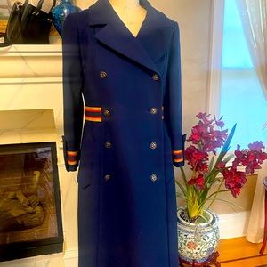 Vintage Wool Military Style Coat